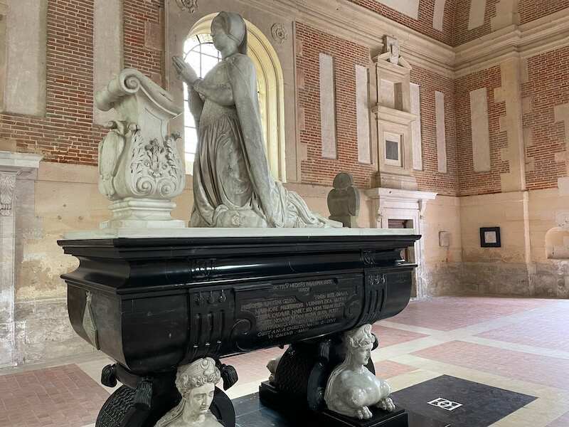 Sarcophagus of Diane de Poitiers in her funeral chapel