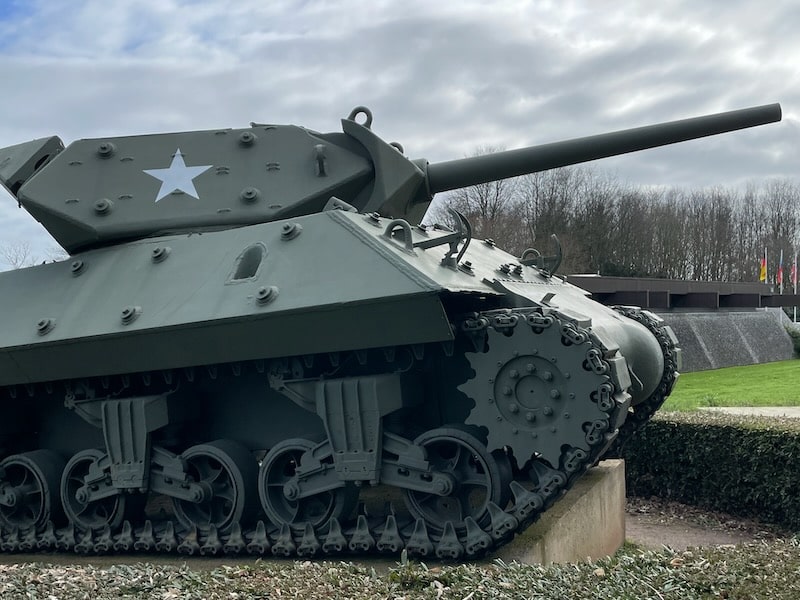 Tank outside Bayeux Museum