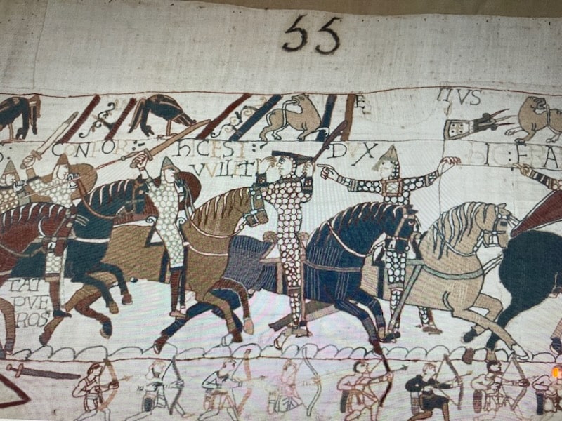 Bayeux tapestry panel