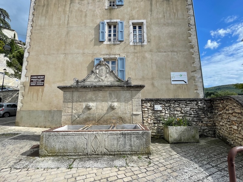 Village fountain in Bonnieux