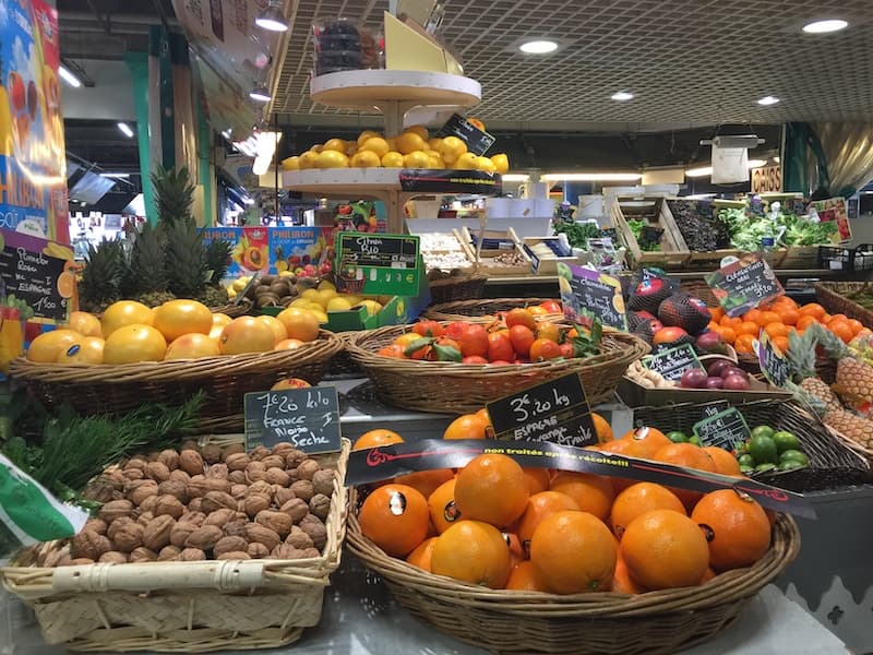 Food market in France