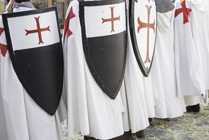 Templar gowns and symbols