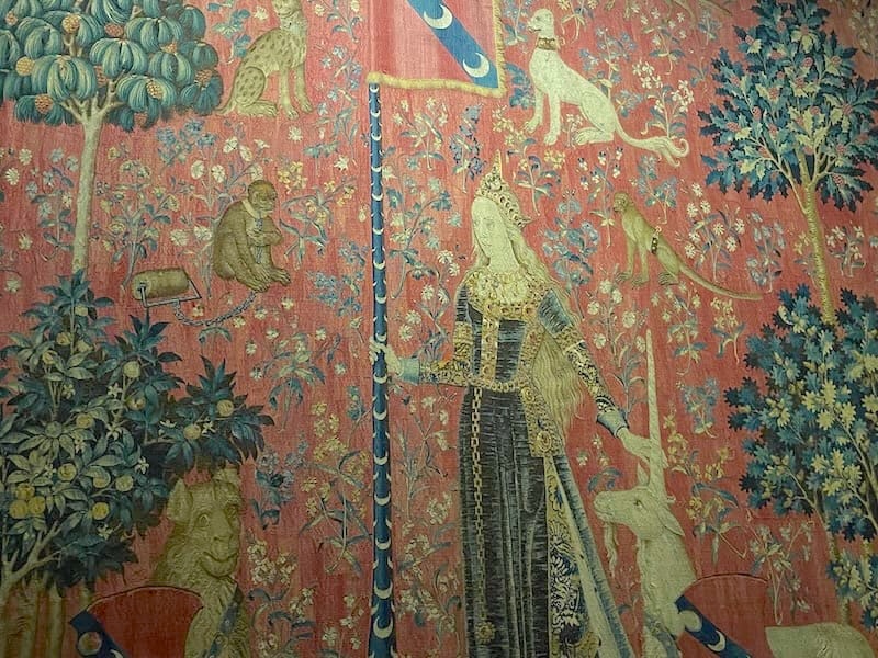 Lady and the Unicorn tapestries - Touch
