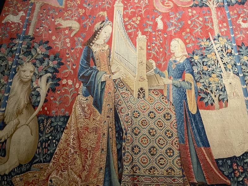 Lady at the Unicorn tapestries - Hearing