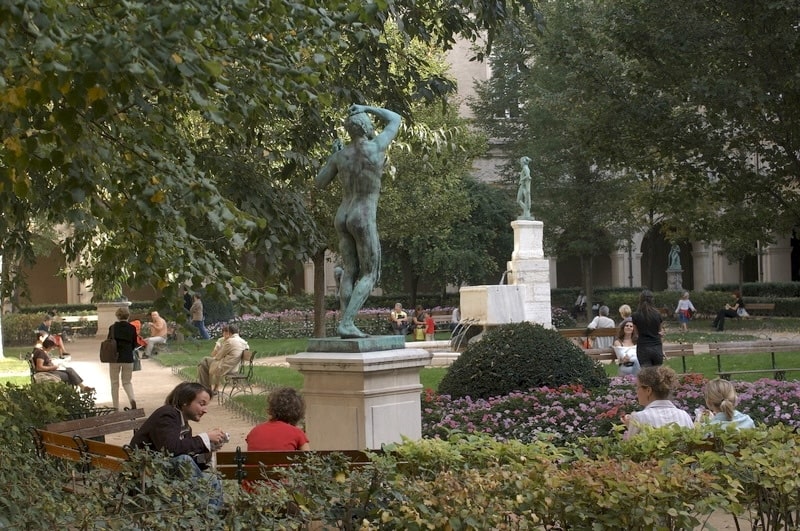 Garden of Lyon Fine-Arts Museum