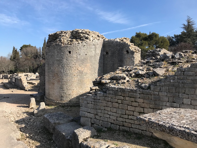 Remains of the archeological site of Glanum near Saint Remy de Provence