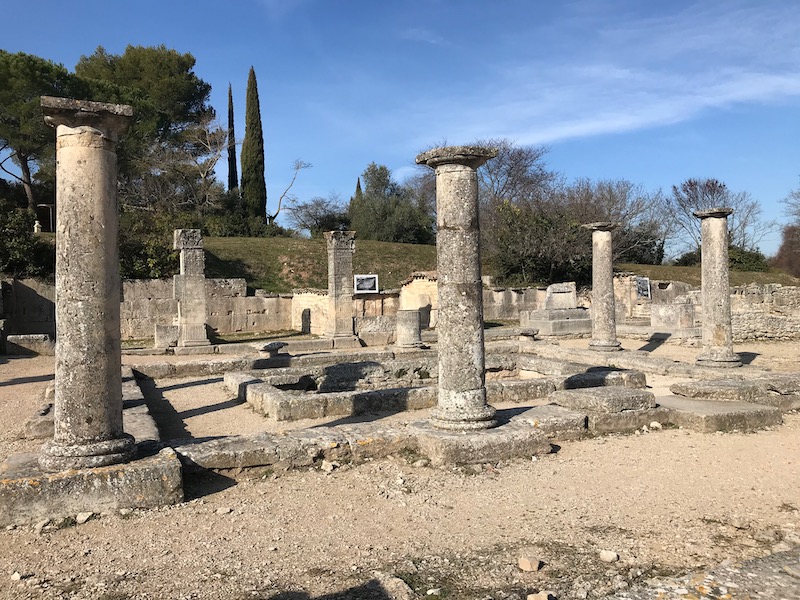 Remains of the archeological site of Glanum near Saint Remy de Provence