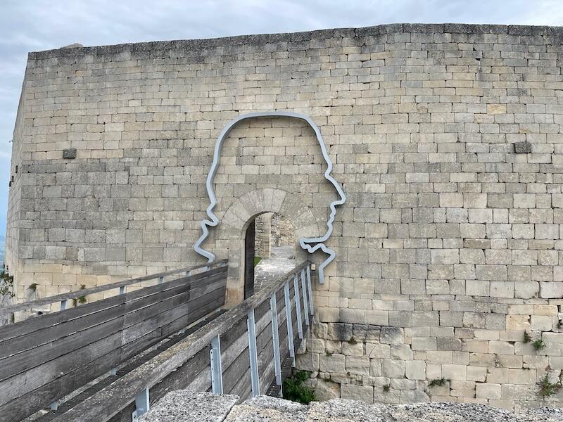 Entrance to Lacoste Castle