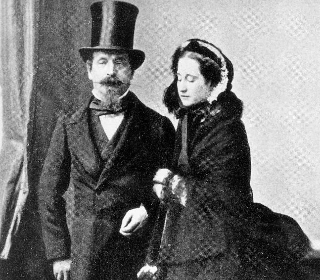 Napoleon III and Empress Eugenie