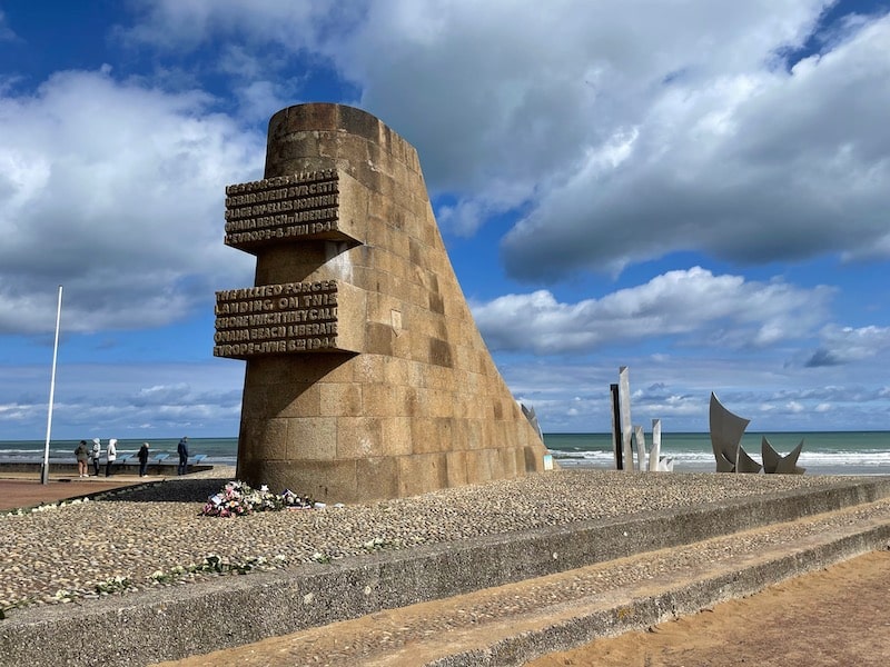 Omaha Beach monument