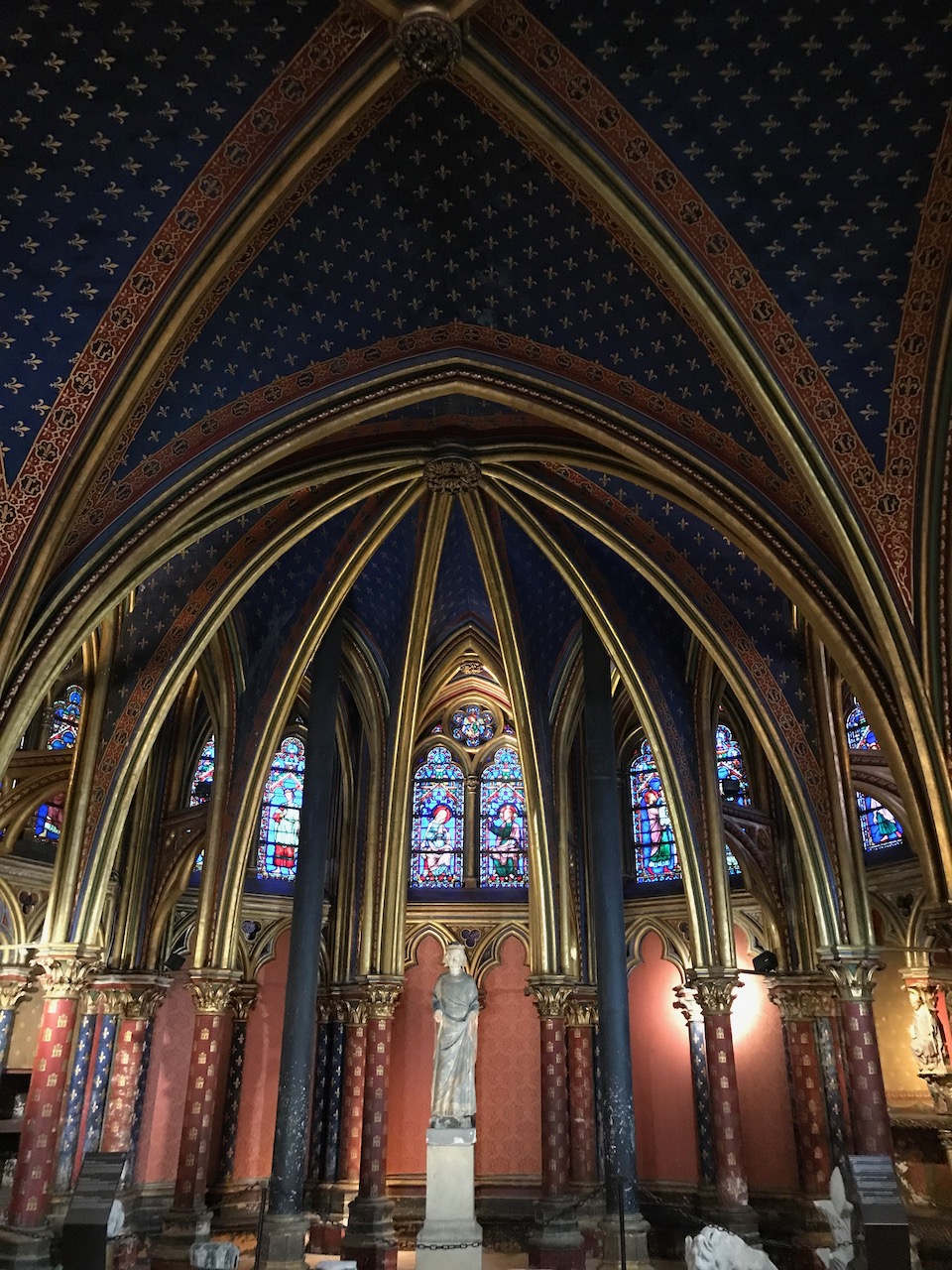 Sainte Chapelle Paris - a great venue for Paris weather December