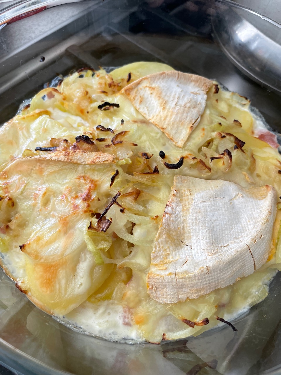 Tartiflette cheese dish - great dish in case you run into cold temperature in Paris in December