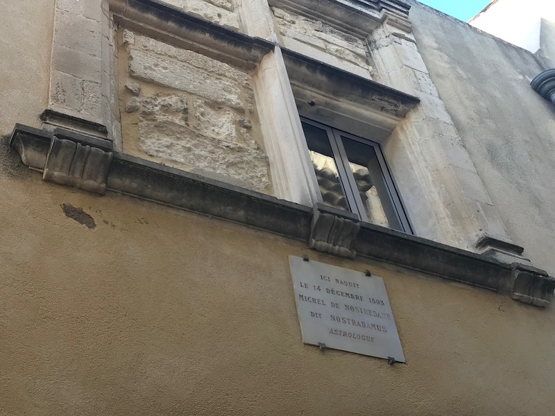 Exterior of the birthplace of the seer Nostradamus in Saint Remy de Provence